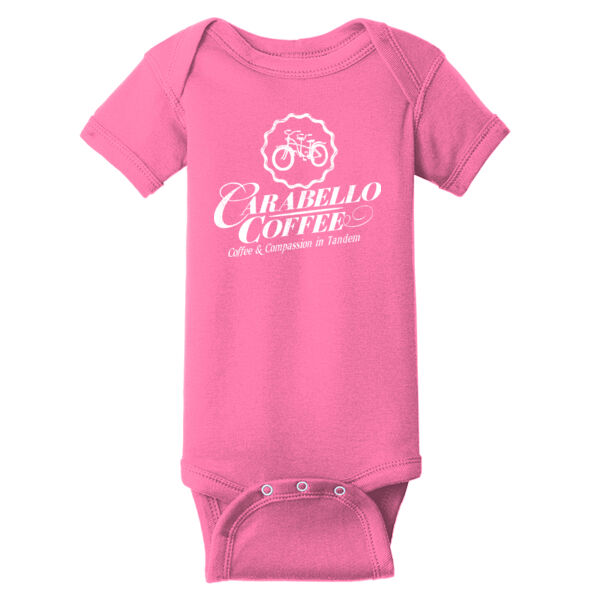 Printed Carabello - Infant Short Sleeve Baby Rib Bodysuit Thumbnail
